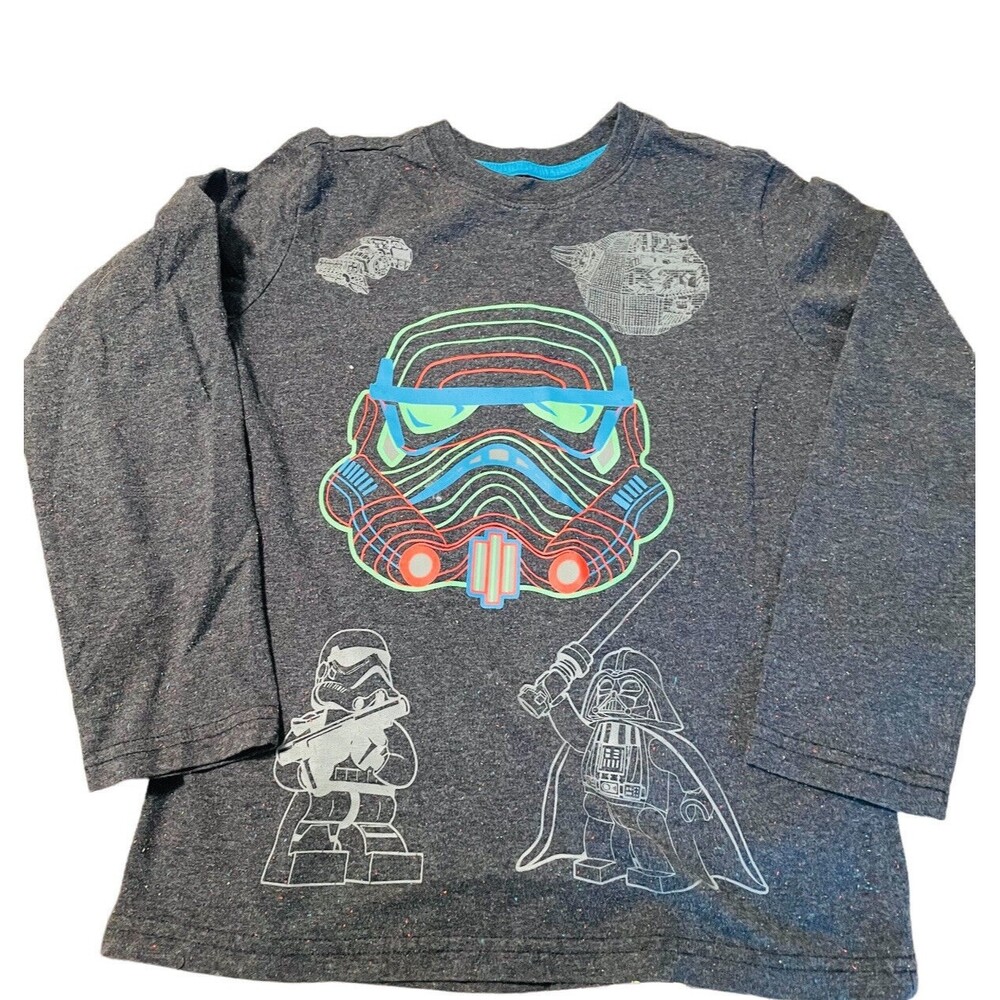Lego Star Wars Boys Medium 7/8 Glow In the Dark Shirt